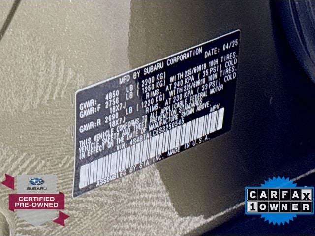 2025 Subaru Outback Onyx Edition