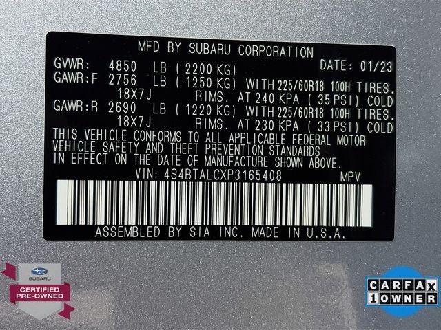 2023 Subaru Outback Onyx Edition