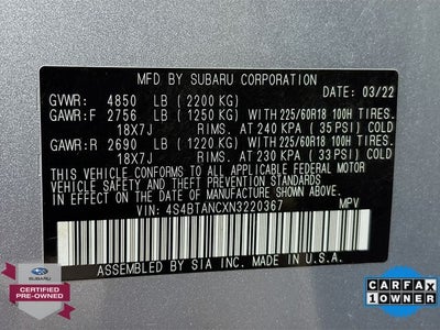 2022 Subaru Outback Limited