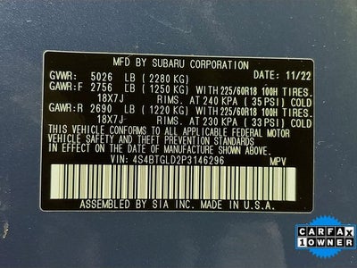 2023 Subaru Outback Onyx Edition XT