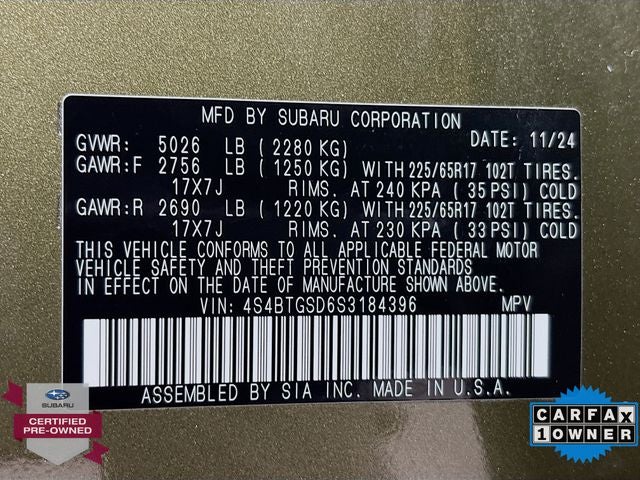 2025 Subaru Outback Wilderness