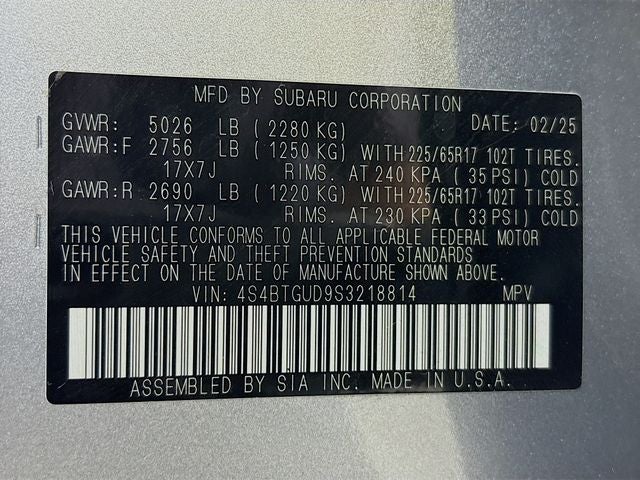 2025 Subaru Outback Wilderness