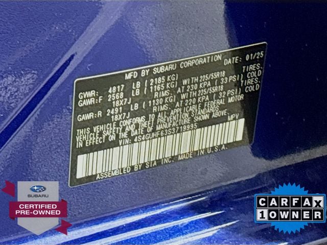 2025 Subaru Crosstrek Sport