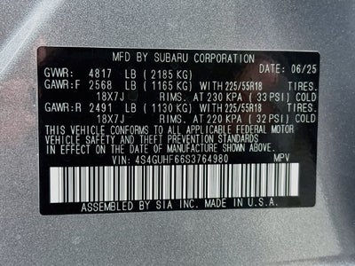 2025 Subaru Crosstrek Sport