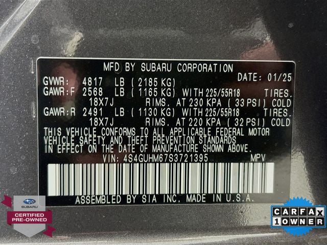 2025 Subaru Crosstrek Limited