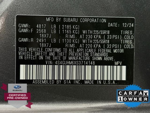 2025 Subaru Crosstrek Limited