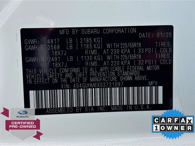 2025 Subaru Crosstrek Limited