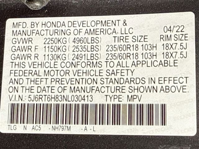 2022 Honda CR-V Hybrid EX-L