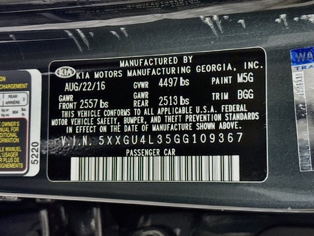 2016 Kia Optima EX