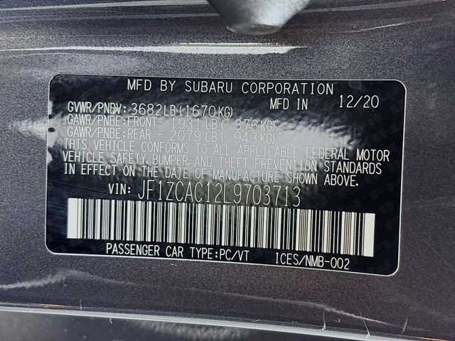 2020 Subaru BRZ Limited