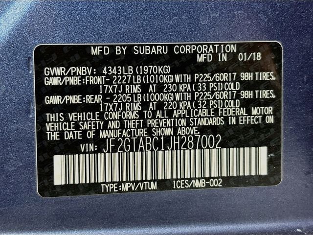 2018 Subaru Crosstrek 2.0i Premium
