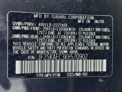 2019 Subaru Forester Premium