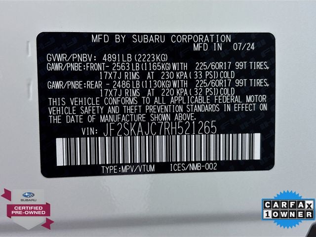 2024 Subaru Forester Wilderness