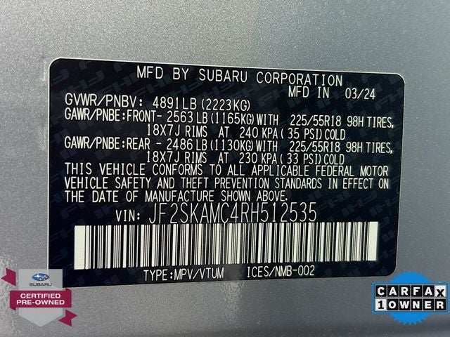 2024 Subaru Forester Touring