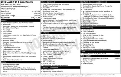 2016 Mazda Mazda CX-5 Grand Touring