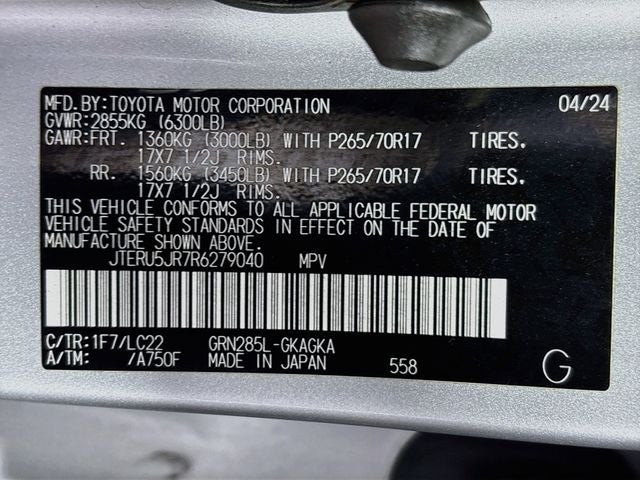 2024 Toyota 4Runner TRD Off-Road Premium