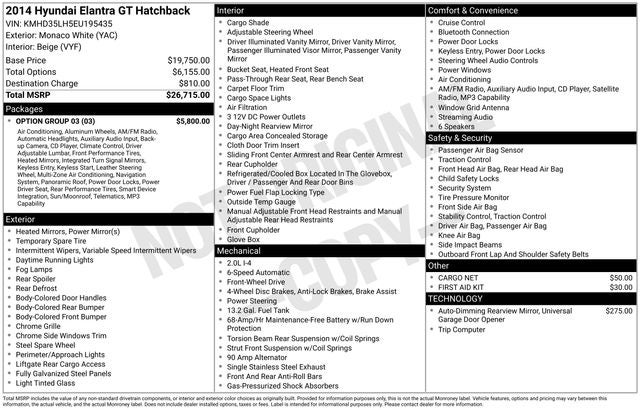 2014 Hyundai Elantra GT Base