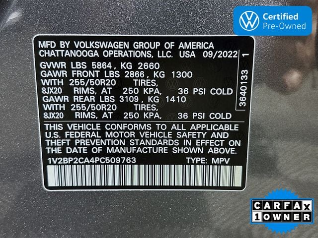 2023 Volkswagen Atlas 2.0T SEL