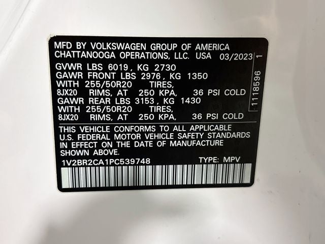 2023 Volkswagen Atlas SEL