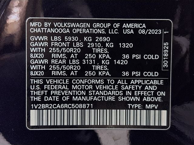 2024 Volkswagen Atlas 2.0T SEL