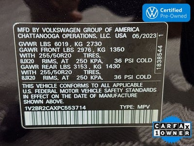 2023 Volkswagen Atlas SEL
