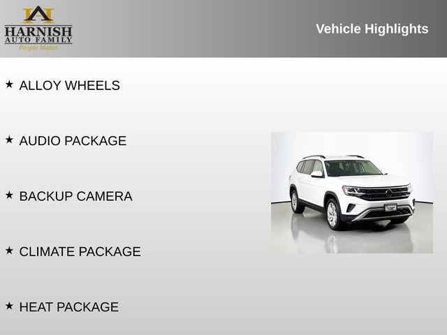 2022 Volkswagen Atlas 3.6L V6 SE w/Technology