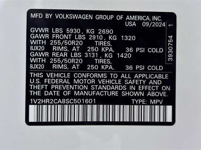 2025 Volkswagen Atlas 2.0T SE w/Technology