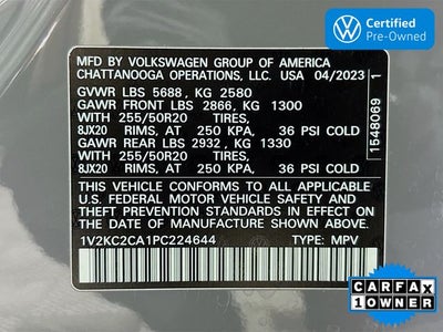 2023 Volkswagen Atlas Cross Sport 2.0T SE w/Technology