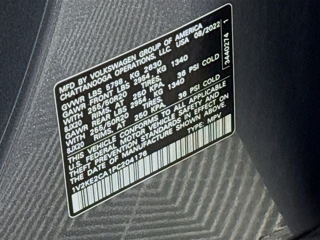 2023 Volkswagen Atlas Cross Sport 3.6L V6 SE w/Technology