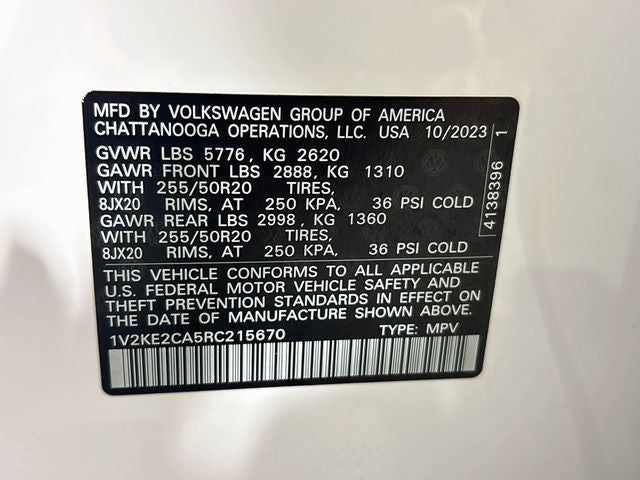 2024 Volkswagen Atlas Cross Sport 2.0T SE w/Technology