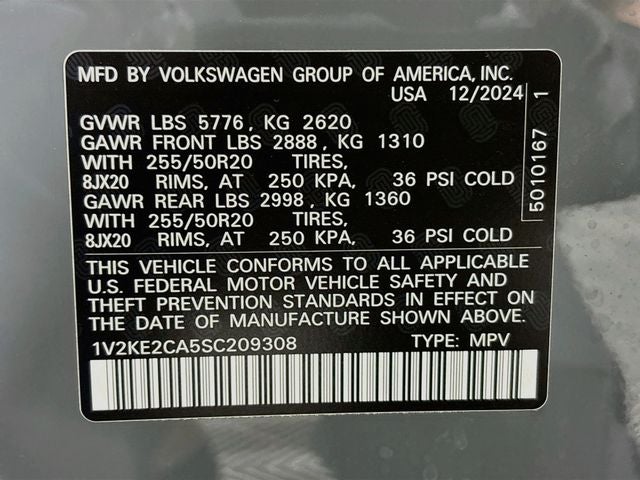 2025 Volkswagen Atlas Cross Sport 2.0T SE w/Technology