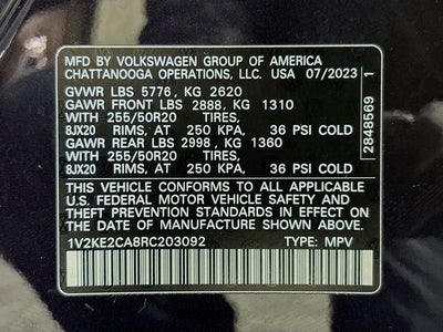 2024 Volkswagen Atlas Cross Sport 2.0T SE w/Technology