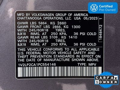 2023 Volkswagen Atlas 2.0T SE