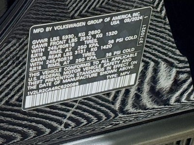 2024 Volkswagen Atlas 2.0T SE