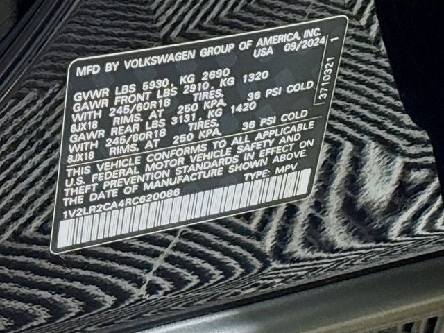 2024 Volkswagen Atlas 2.0T SE