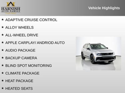 2021 Volkswagen Tiguan 2.0T SE R-Line Black