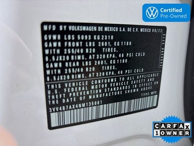 2022 Volkswagen Tiguan 2.0T SEL R-Line