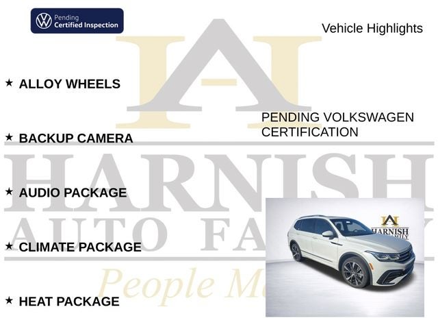 2022 Volkswagen Tiguan 2.0T SEL R-Line