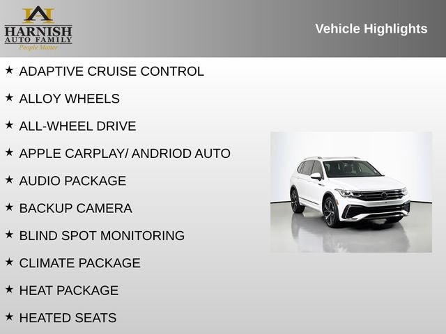 2022 Volkswagen Tiguan 2.0T SEL R-Line