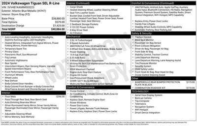 2024 Volkswagen Tiguan 2.0T SEL R-Line