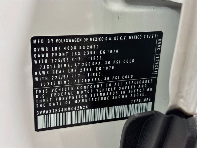 2022 Volkswagen Taos 1.5T S