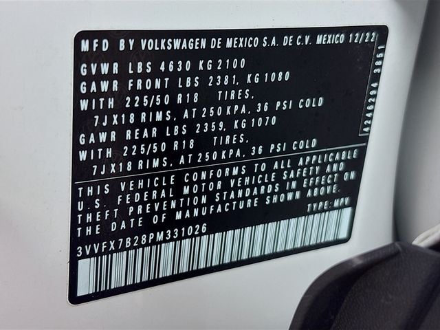 2023 Volkswagen Taos 1.5T S