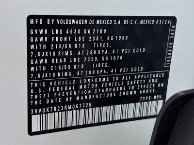 2024 Volkswagen Taos 1.5T SE