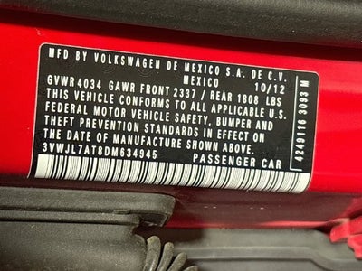 2013 Volkswagen Beetle 2.0 TDI