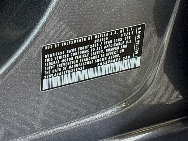 2015 Volkswagen Jetta 2.0L TDI SE w/Connectivity