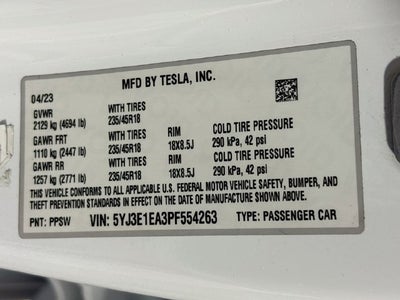 2023 Tesla Model 3 Base