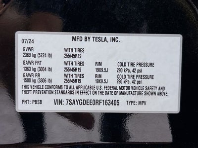2024 Tesla Model Y Long Range
