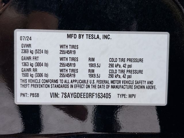 2024 Tesla Model Y Long Range