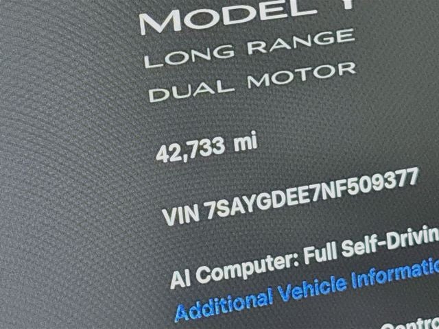 2022 Tesla Model Y Long Range