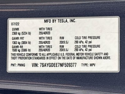 2022 Tesla Model Y Long Range